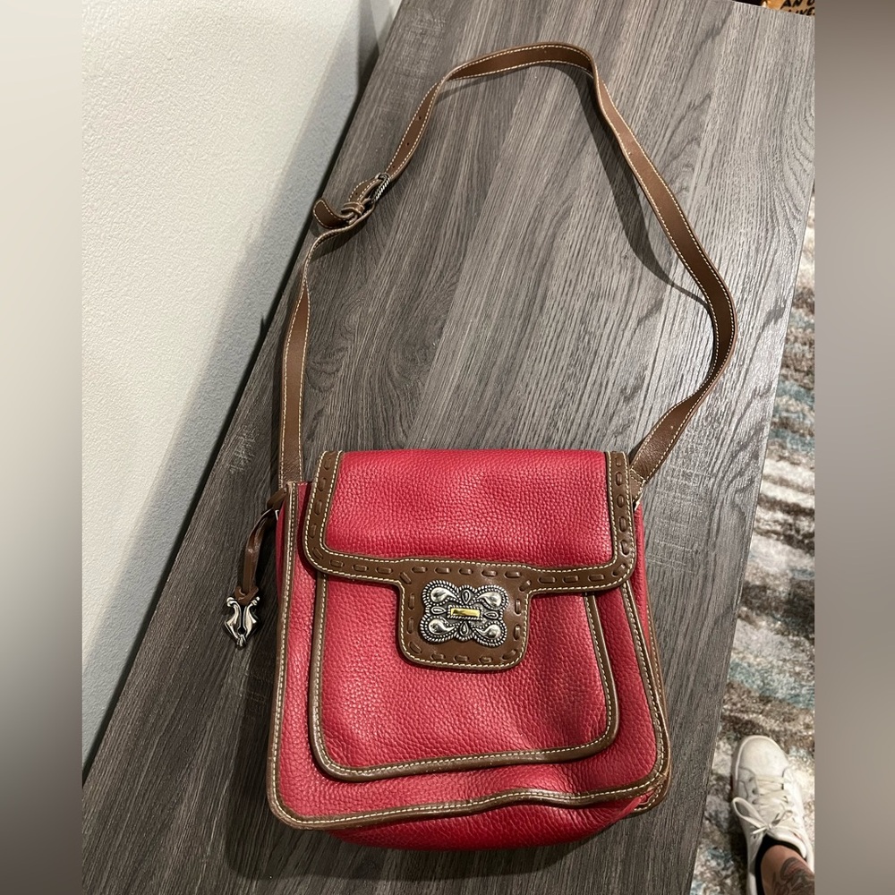Madison Ridge Red Leather Bag